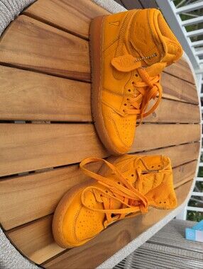 Nike  Gatorade Kids Orange High-Top Sneakers